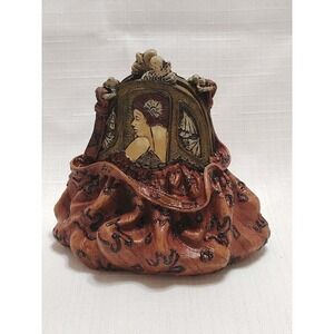 Romantic Goddess Design Handbag Shaped Business Card Holder Desk Display Unique